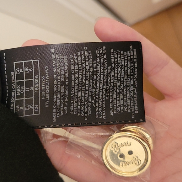 Guess short double breasted jacket (S) - Picture 4 of 5